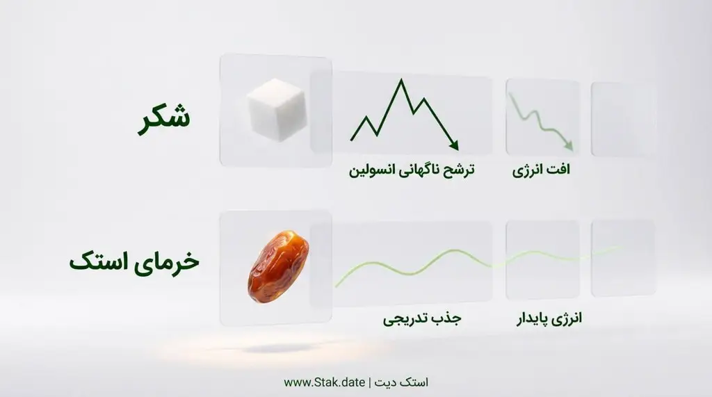 اثر جذب خرما بر بدن