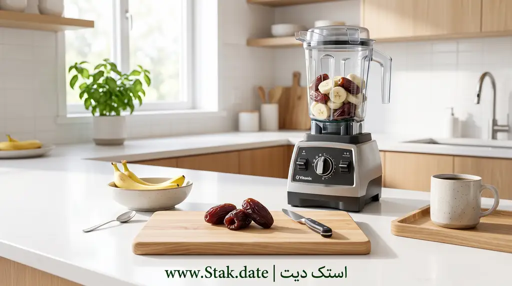 اسموتی خرما و موز
