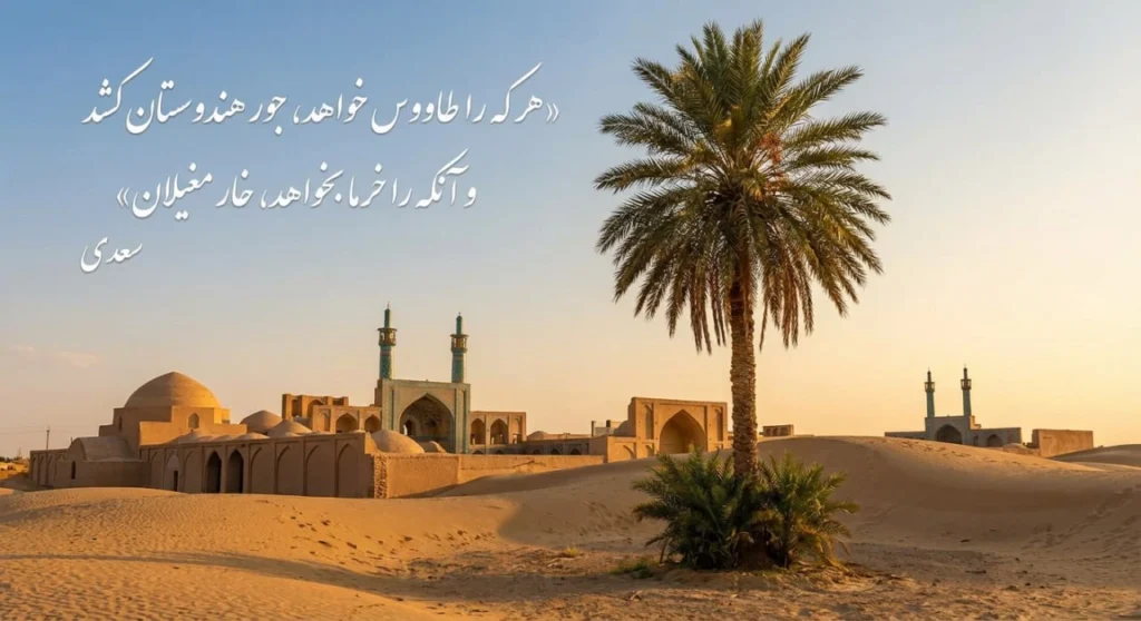 خرما در اشعار و هنر