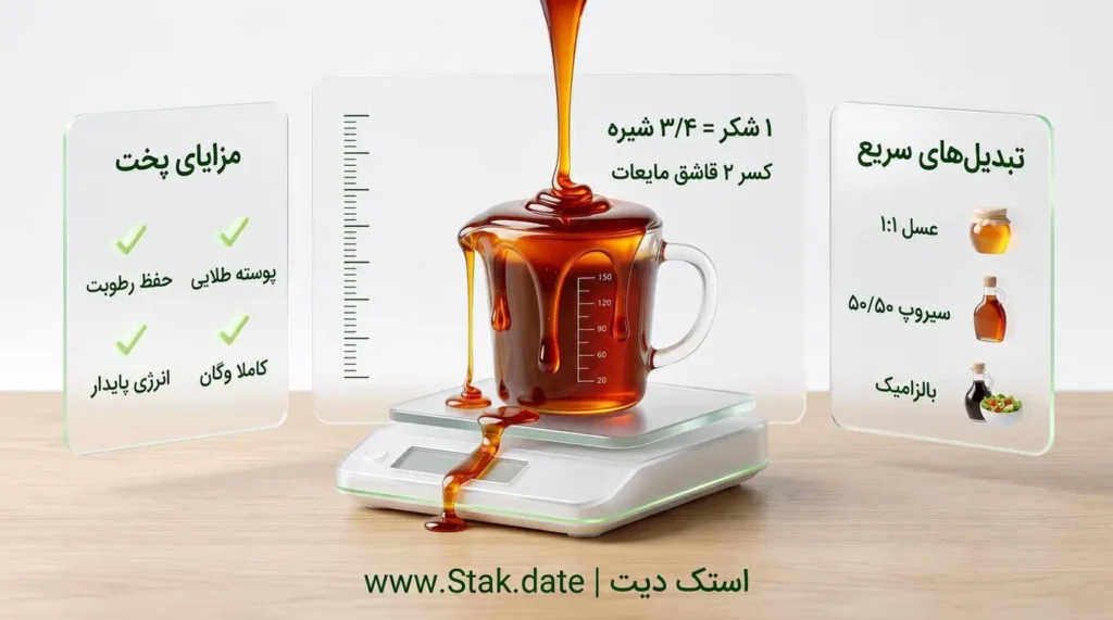 ریسیپی کاربردی با شیره خرما